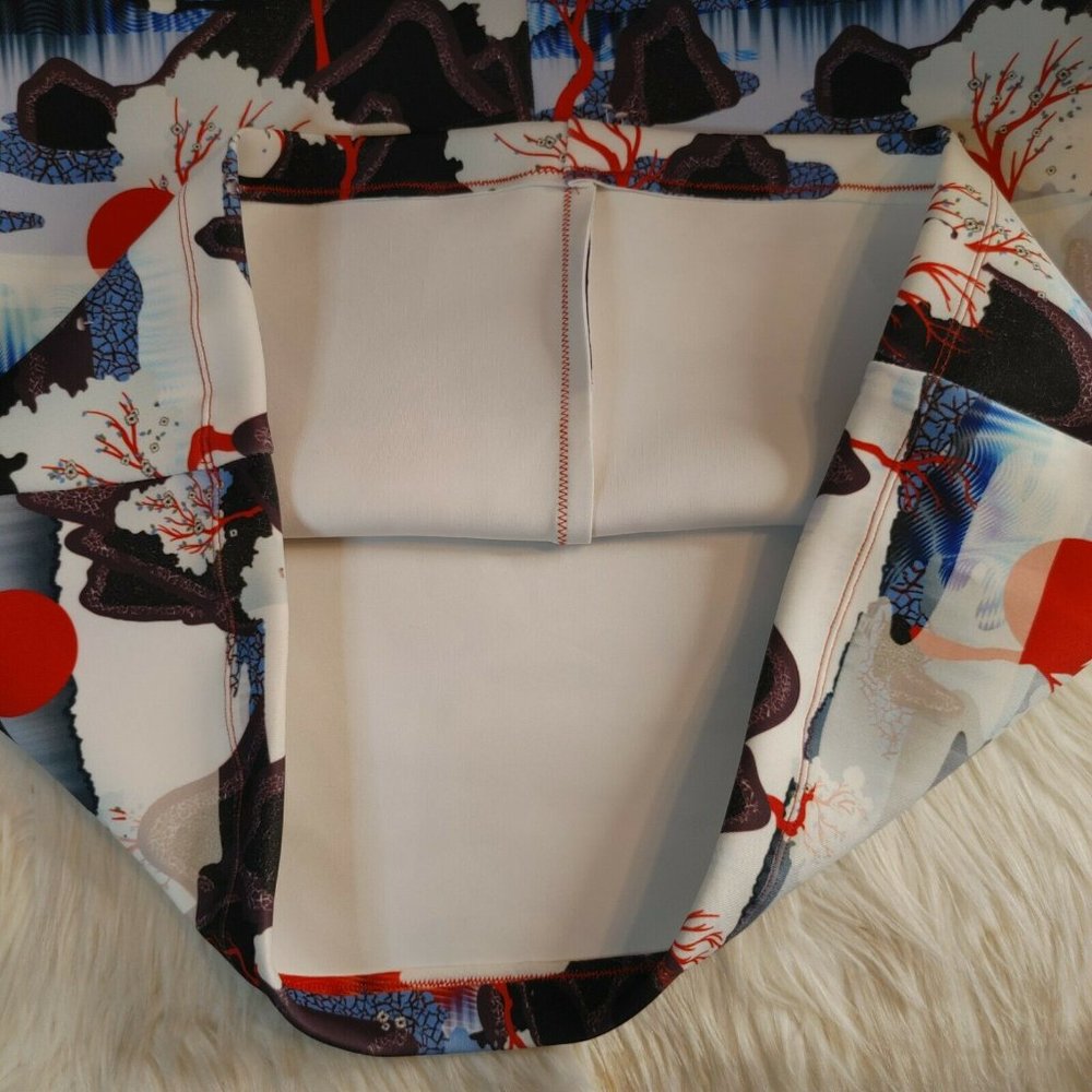 Handmade Japanese Style A-Line Colorful Skirt - Picture 5 of 10
